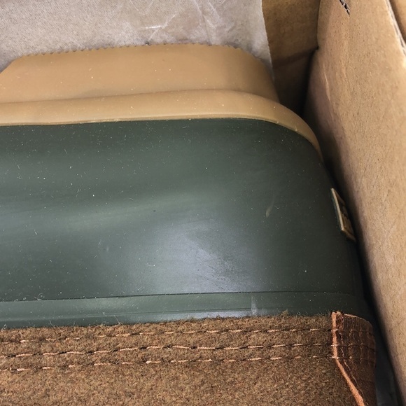 SPERRY Saltwater Wool Brown Olive Duck Boots - Picture 11 of 12